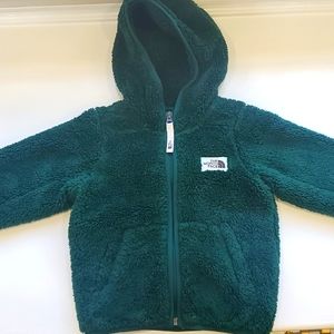 The North Face fleece green 3T